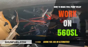 Fixing Your 560SL: A Step-by-Step Guide to Fuel Pump Relay Repair
