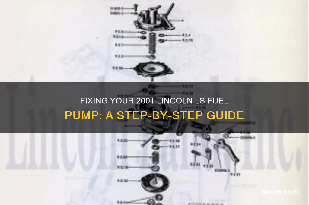 how to make fuel pump run 01 lincoln ls