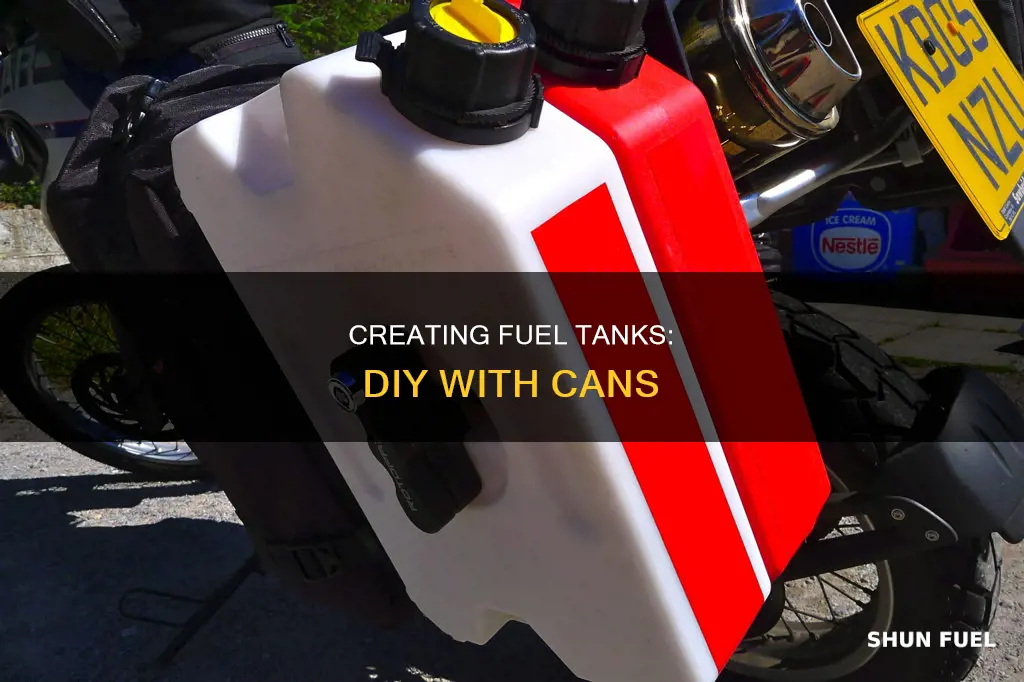 how to make fuel tank from can