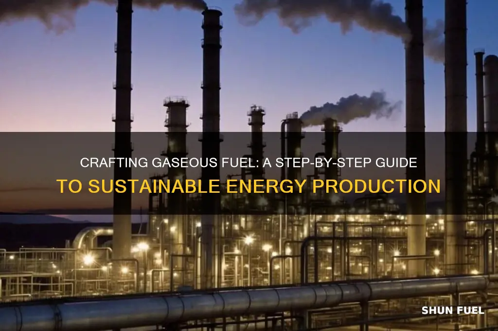 how to make gaseous fuel