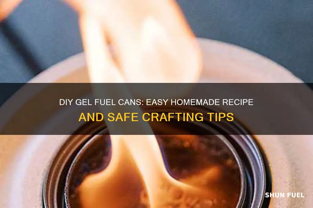 how to make gel fuel cans