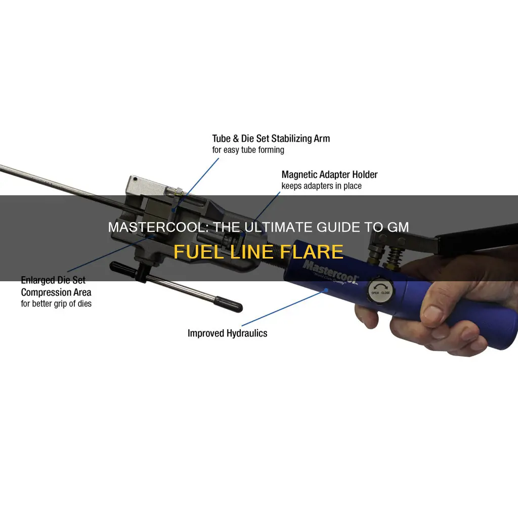 how to make gm fuel line flare with mastercool