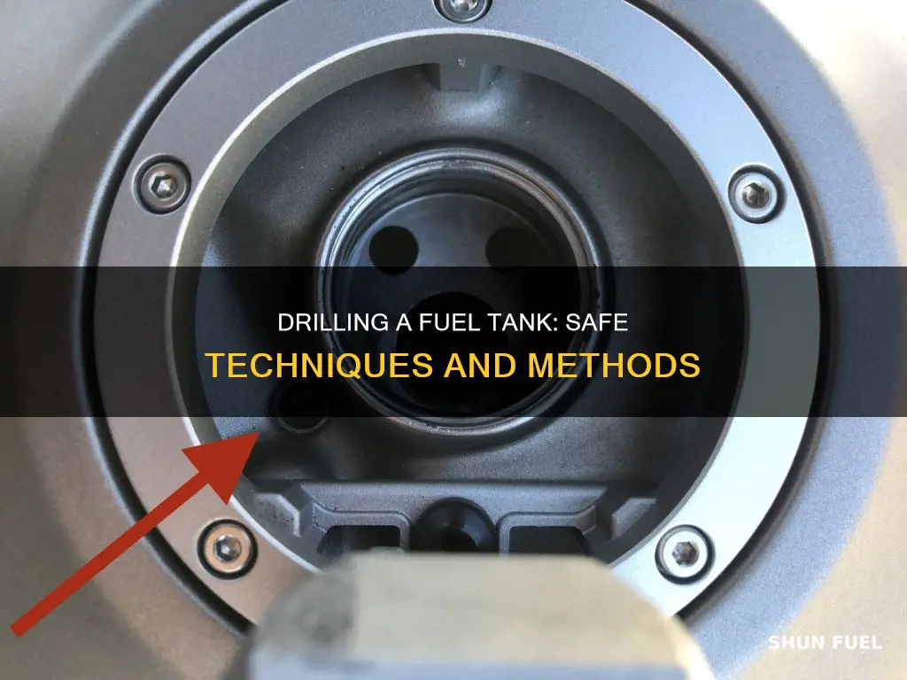 how to make hole in fuel tank