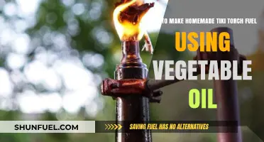 DIY Tiki Torch Fuel: Easy Vegetable Oil Recipe for Outdoor Ambiance