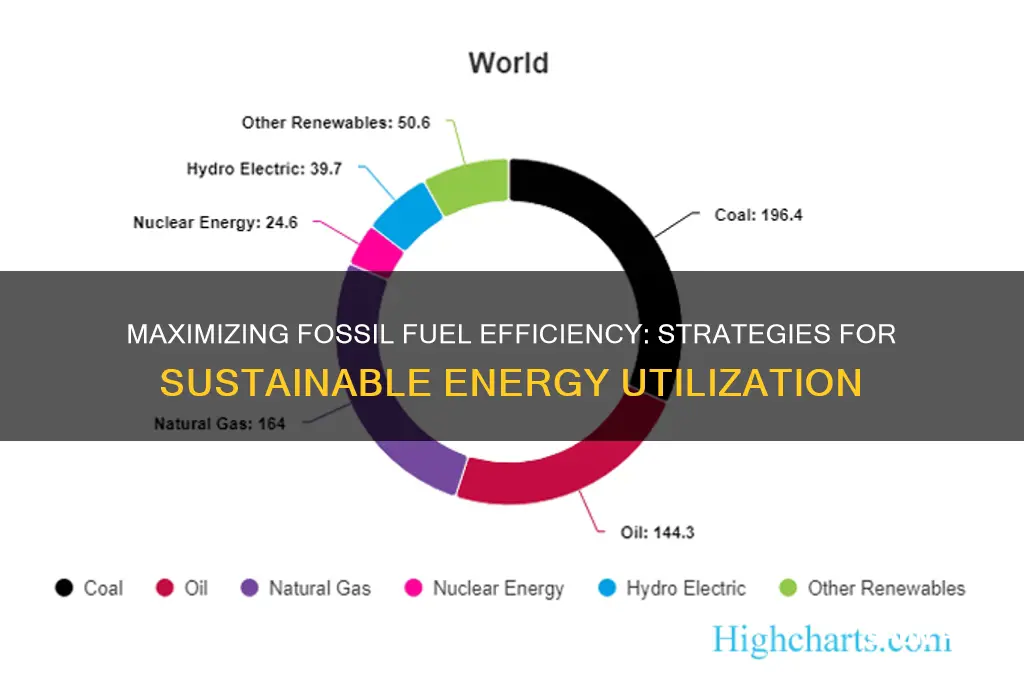 how to make more efficient use of fossil fuels