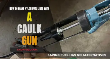 Mastering Nylon Fuel Lines: A Caulk Gun Guide