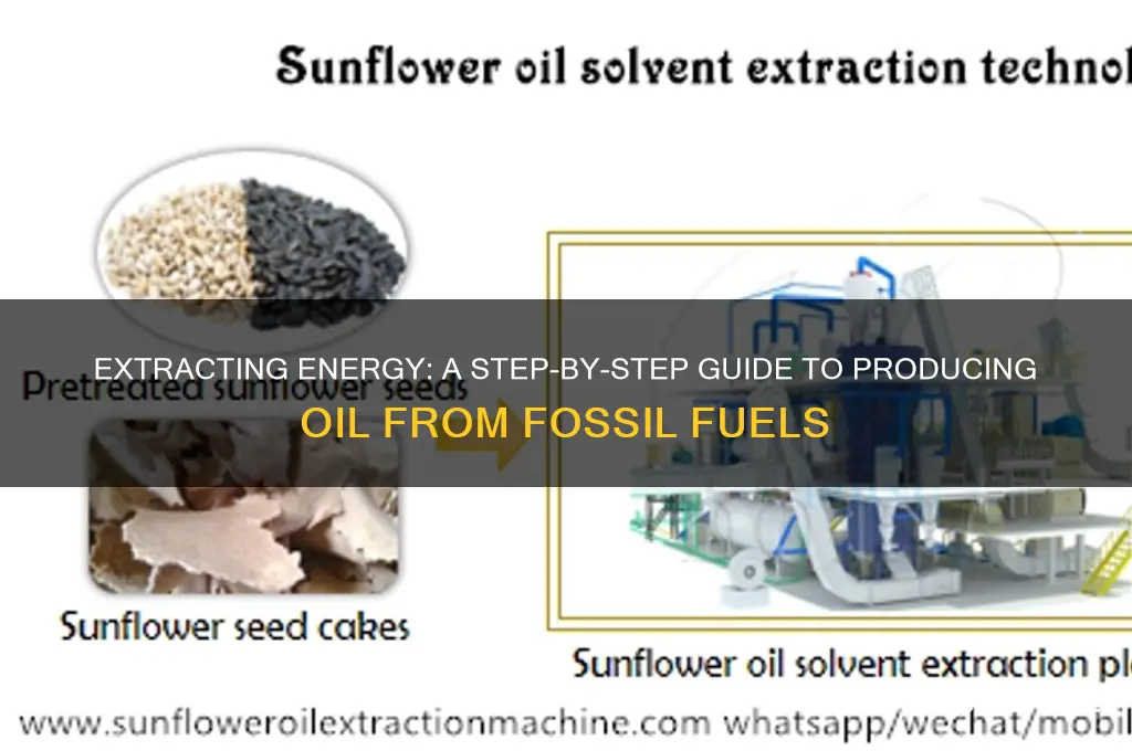 how to make oil from fossil fuels
