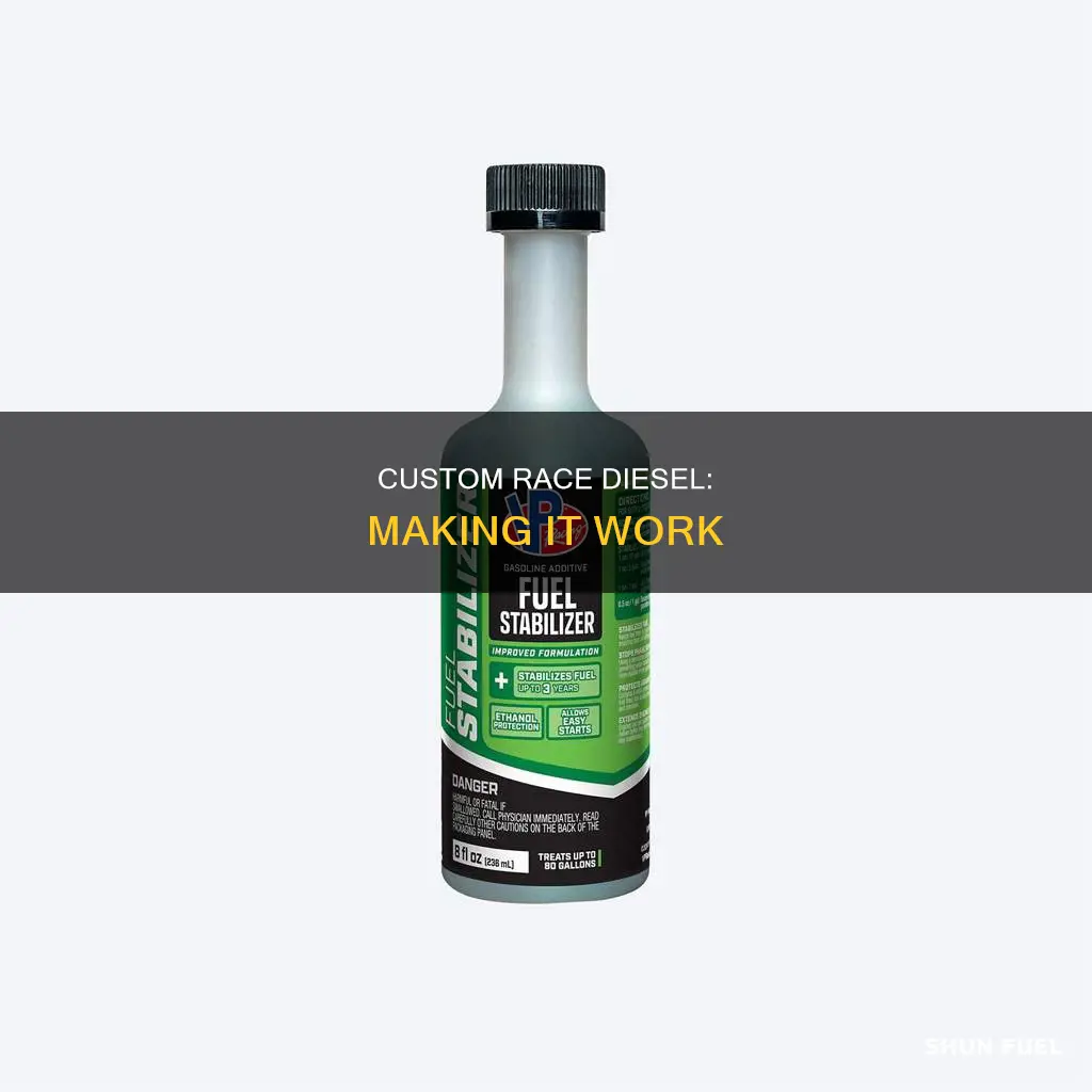 how to make race diesel fuel