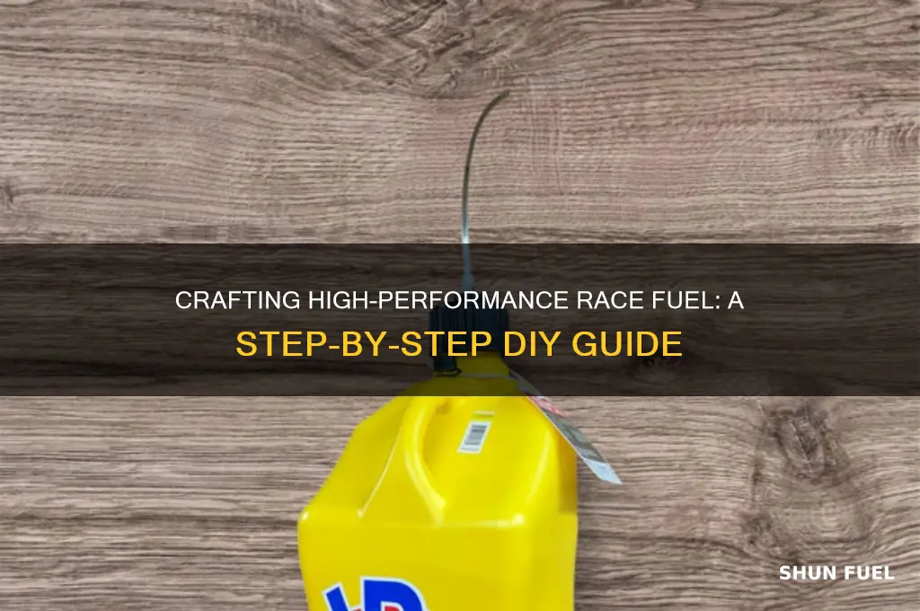how to make race fuel