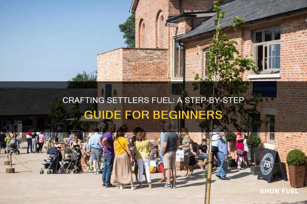 how to make settlers fuel