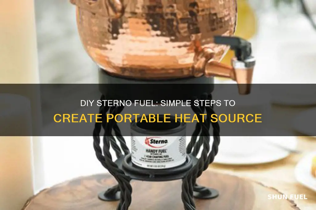 how to make sterno fuel