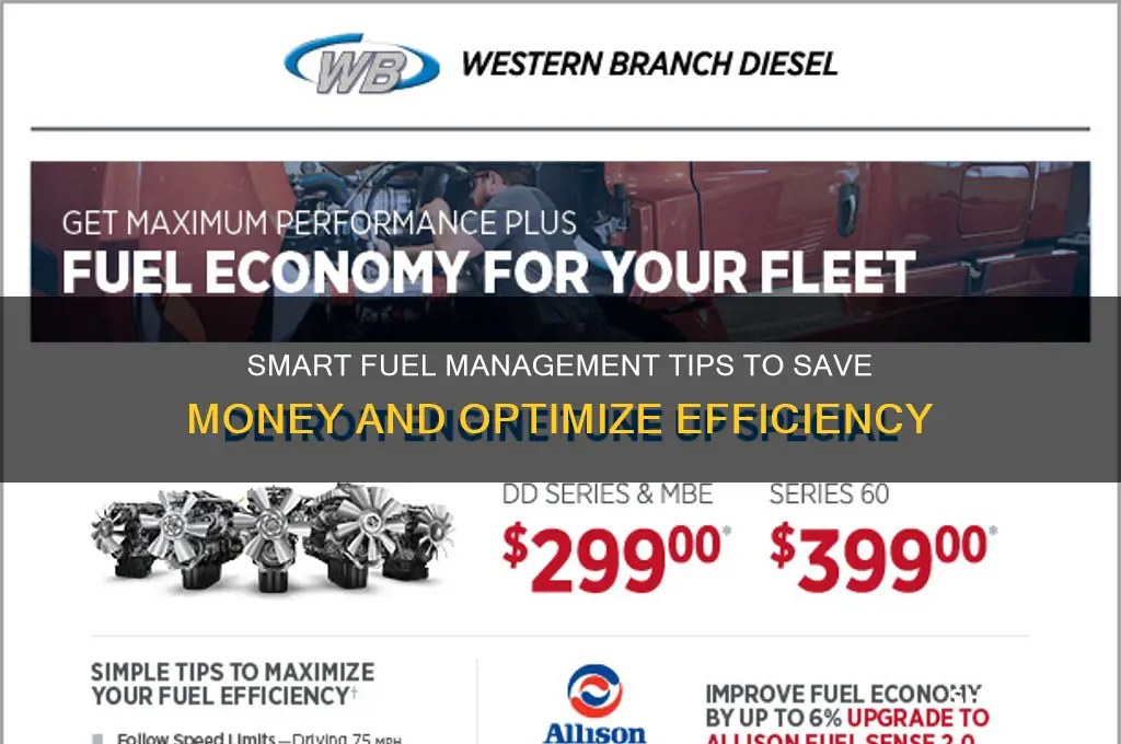 how to manage fuel