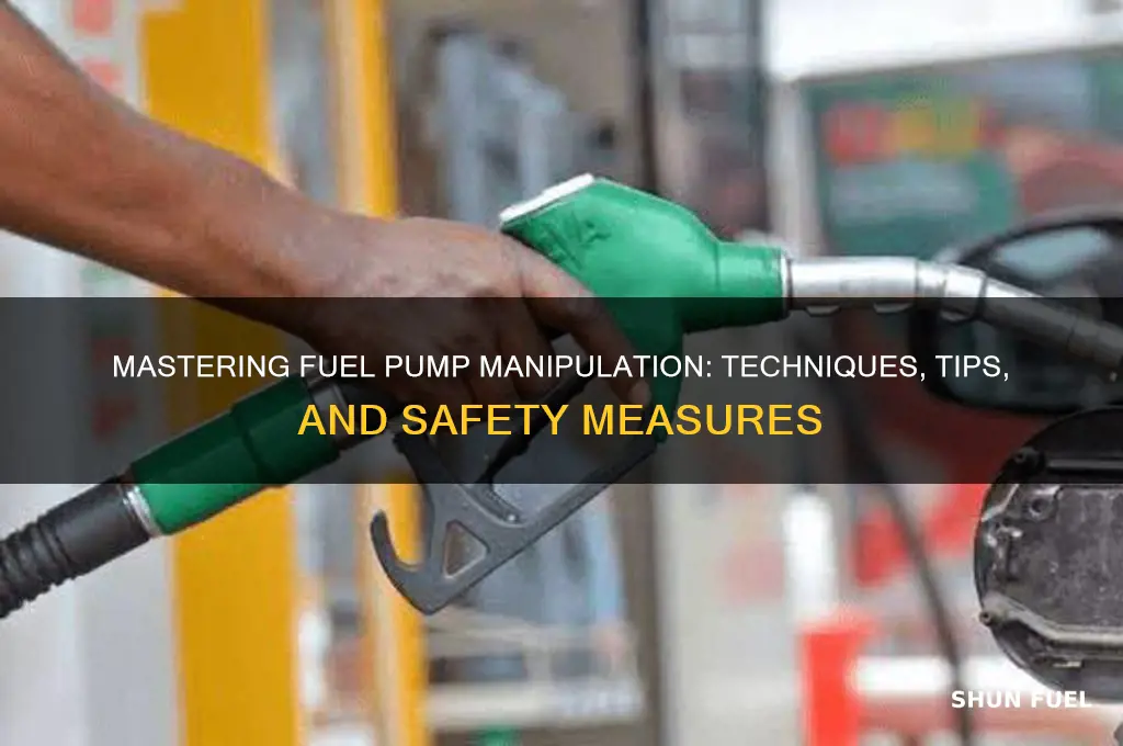 how to manipulate fuel pump