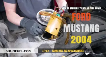 Manually Engaging the Fuel Pump in a 2004 Ford Mustang: A Step-by-Step Guide