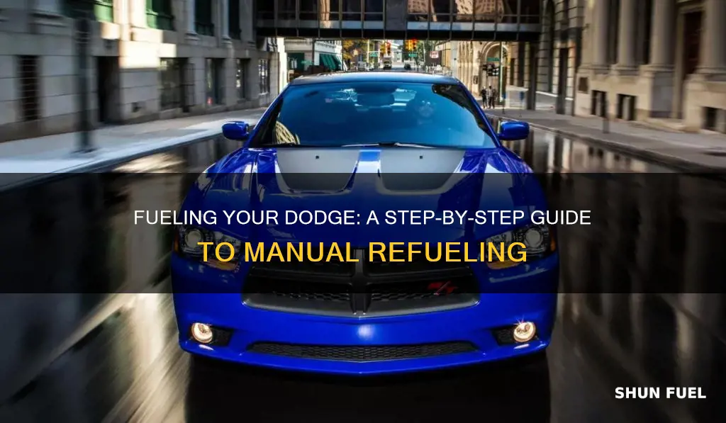 how to manually fuel a car dodge