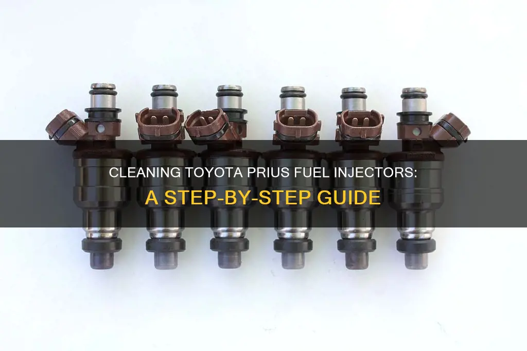 how to manualy clean toyota privia fuel injectors
