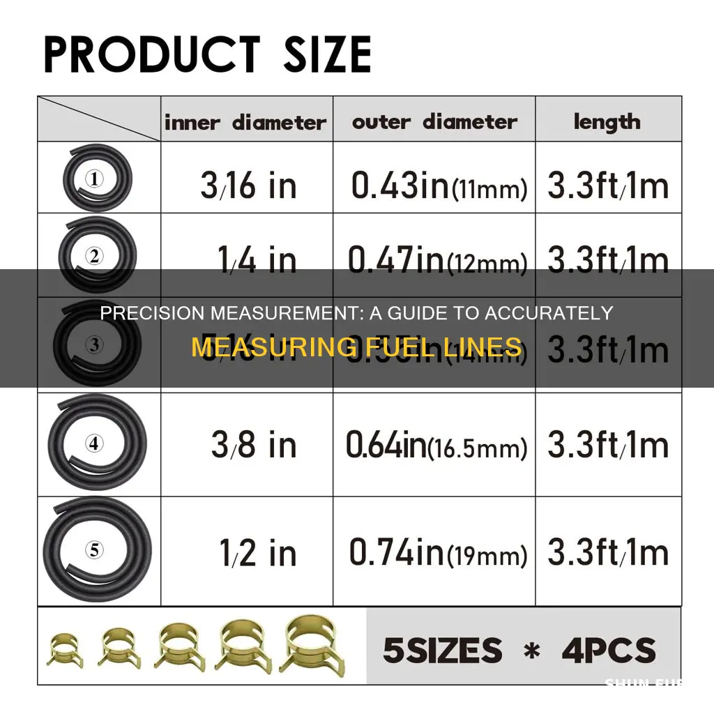 how to measure a fuel line