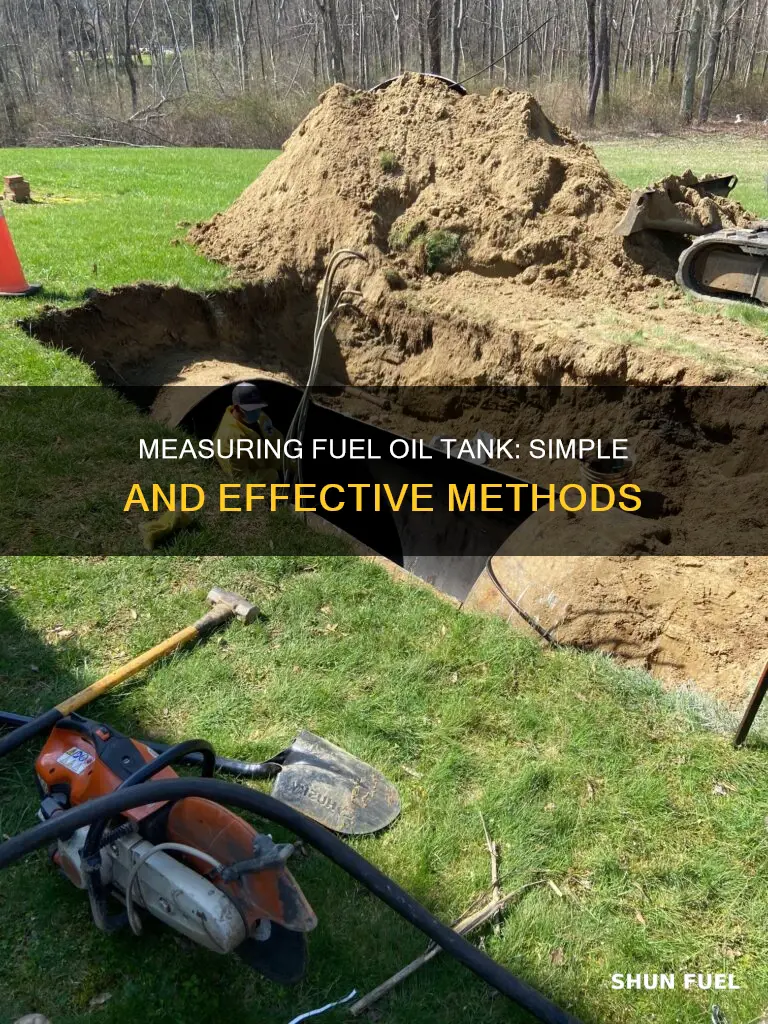 how to measure contents of fuel oil tank