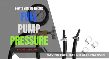 Measuring Electric Fuel Pump Pressure: A Step-by-Step Guide