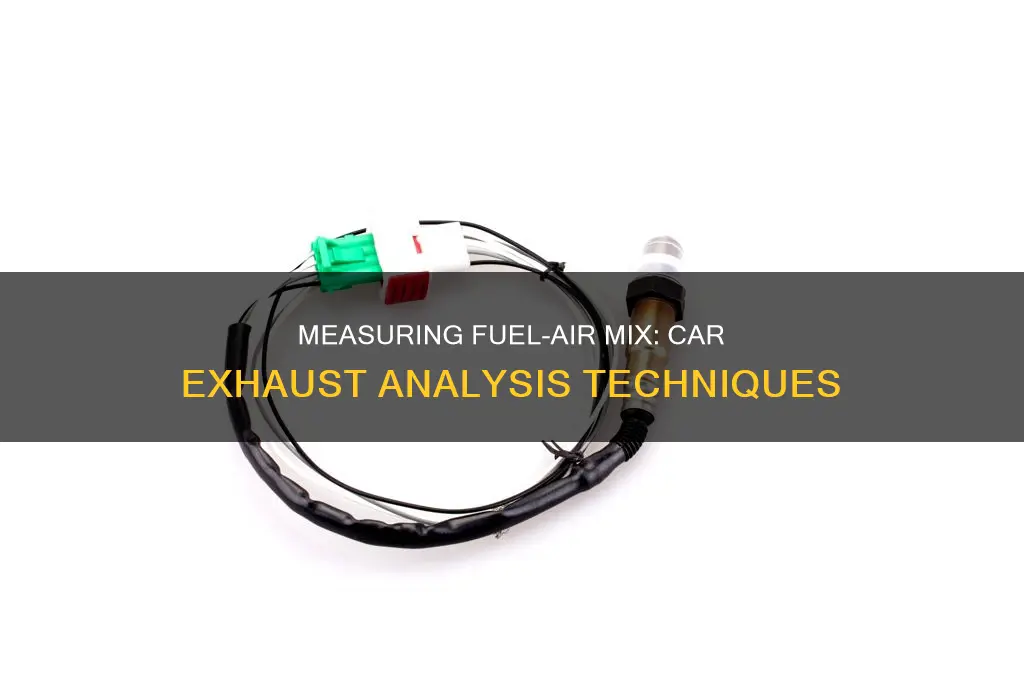 how to measure fuel air mix in car exhaust