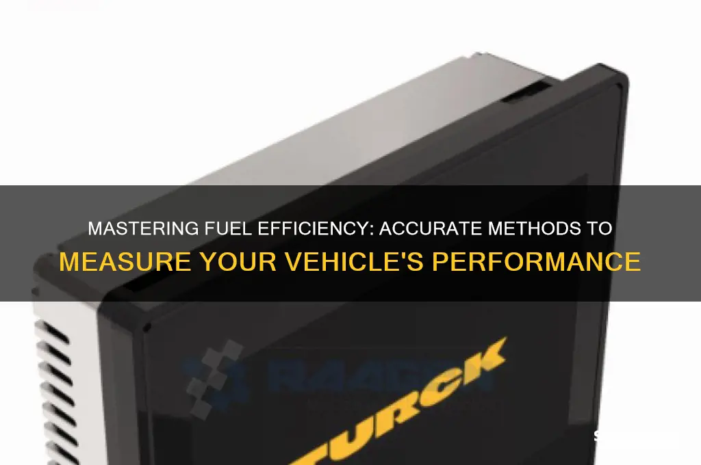 how to measure fuel efficiency