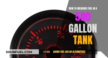 Measuring Fuel Levels: 500-Gallon Tank Guide