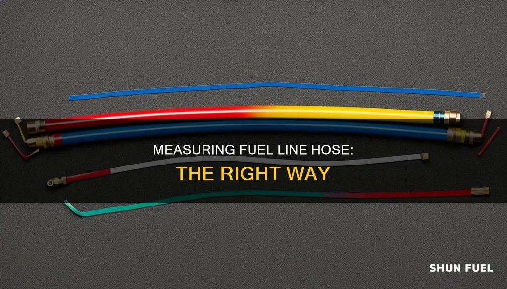 how to measure fuel line hose