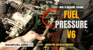 Measuring Fuel Pressure in a V6 Tacoma