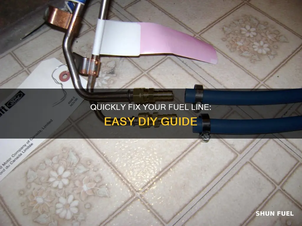 how to mend fuel line