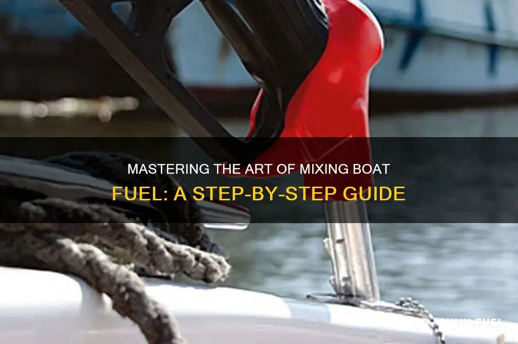 how to mix boat fuel