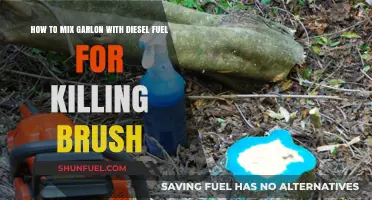 Eradicating Brush: Mixing Garlon and Diesel Fuel