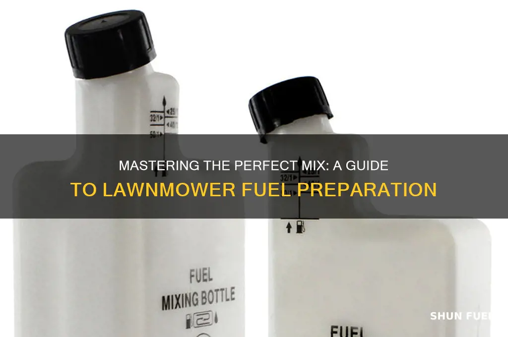 how to mix lawnmower fuel