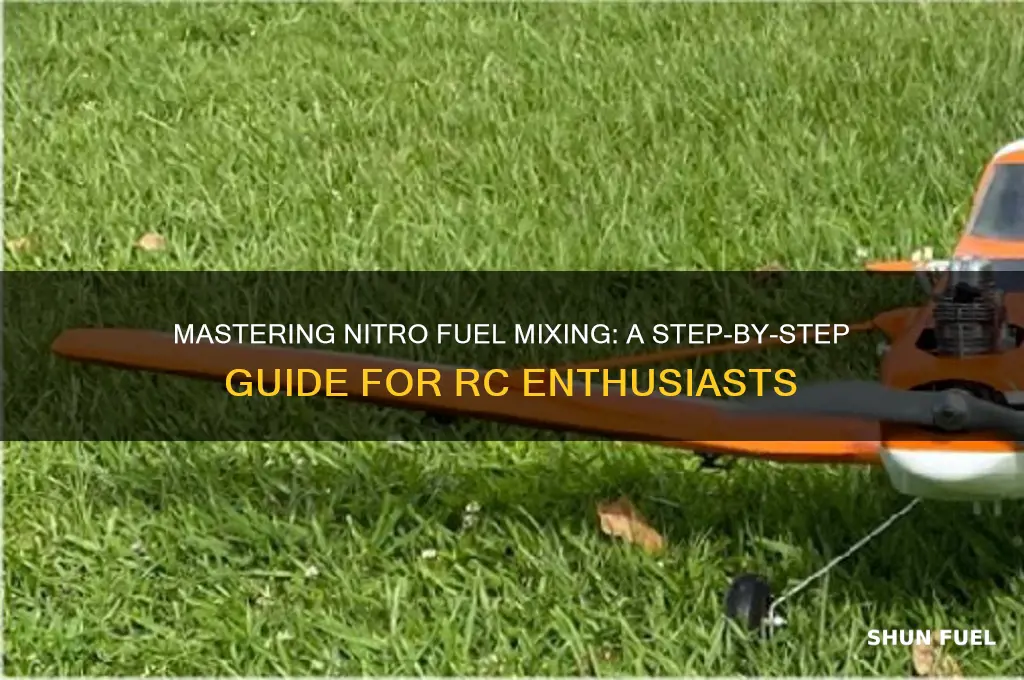 how to mix nitro fuel