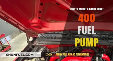 Step-by-Step Guide: Mounting a Barry Grant 400 Fuel Pump