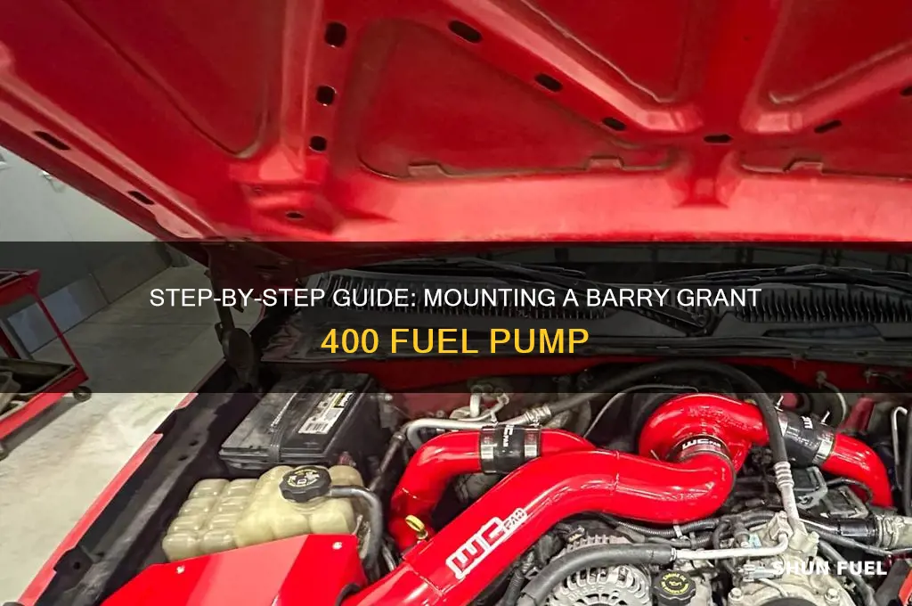 how to mount a barry grant 400 fuel pump