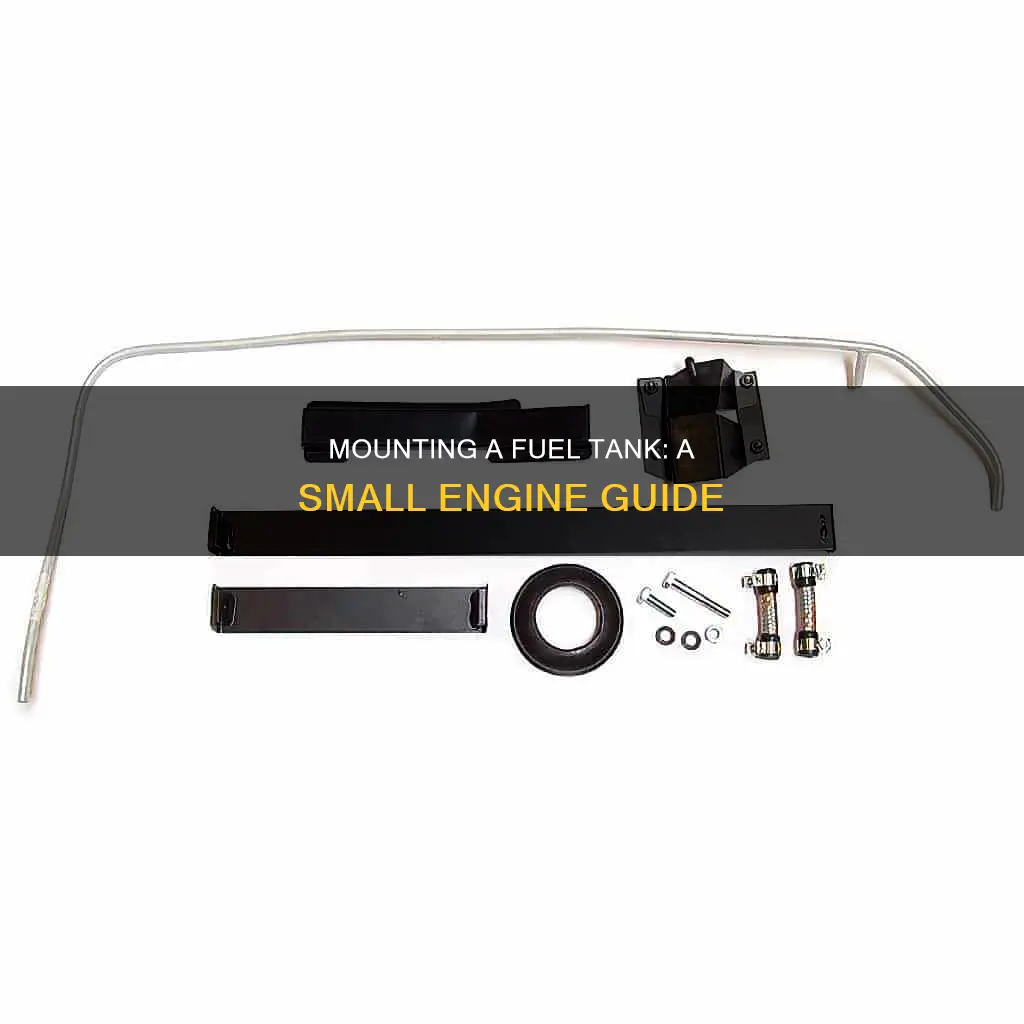 how to mount a fuel tank to a small engine