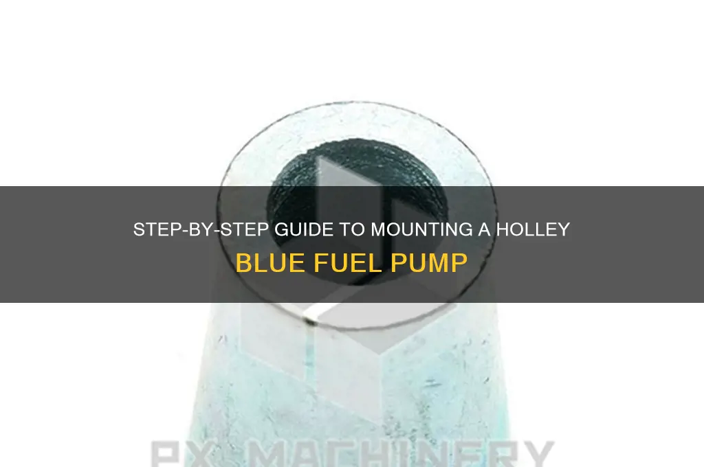 how to mount a holleyb blue fuel pump