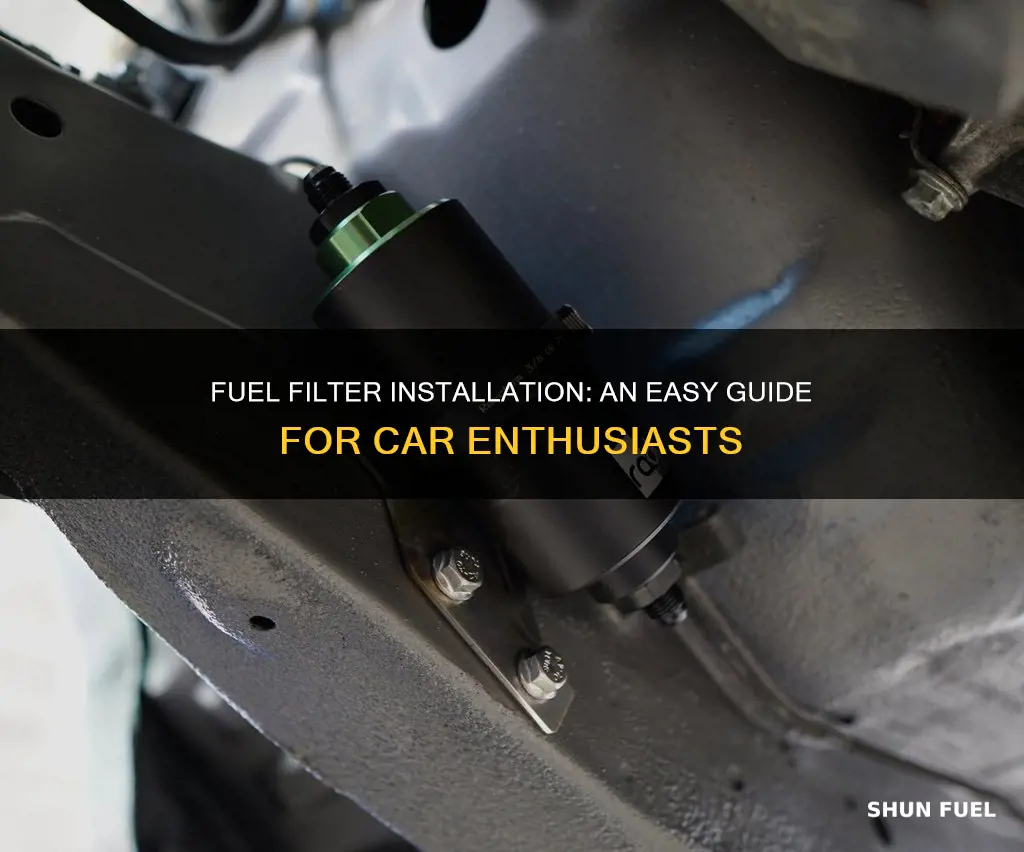 how to mount after market fuel filter