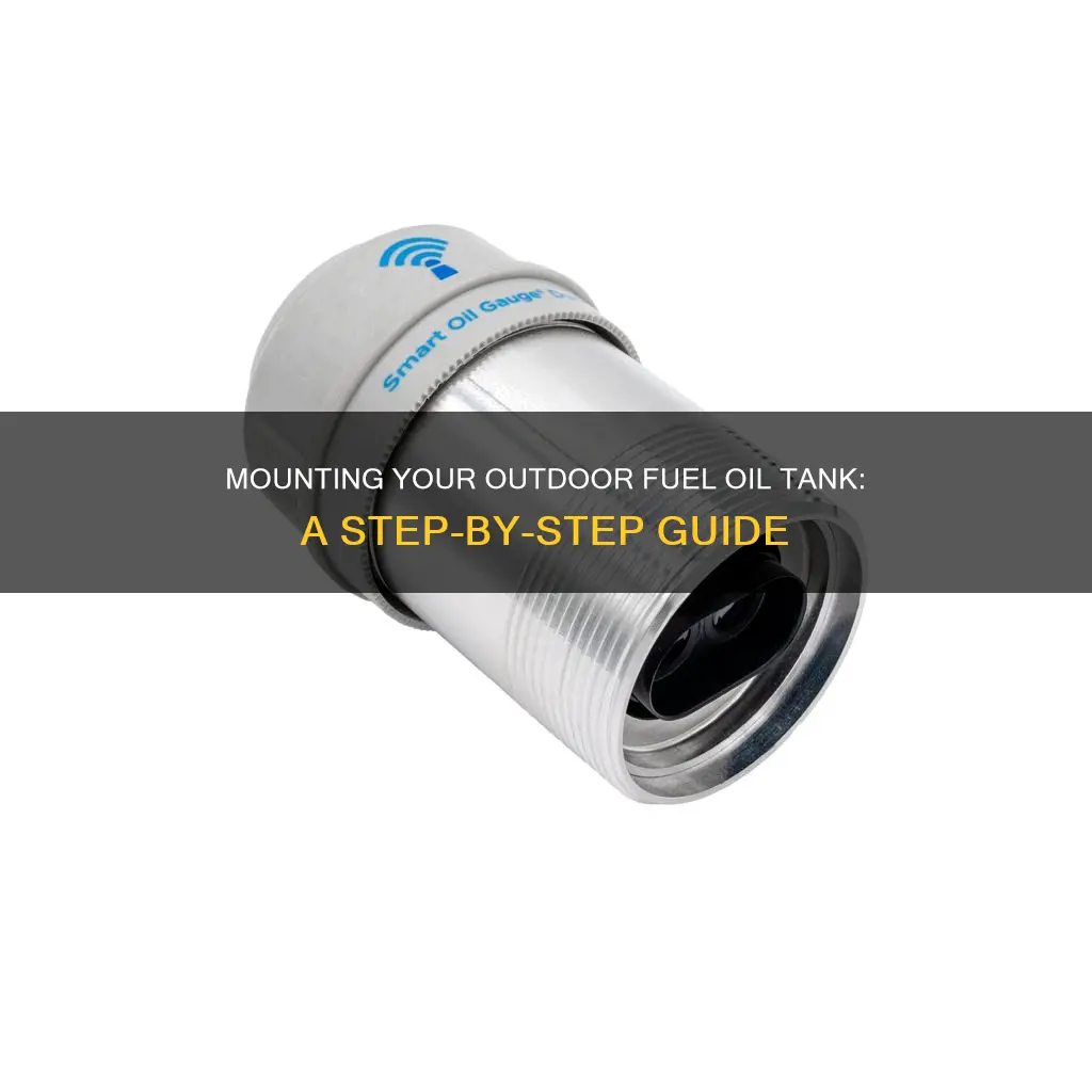 how to mount an outdoor fuel oil tank