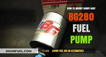 Step-by-Step Guide to Mounting the Barry Gant BG280 Fuel Pump