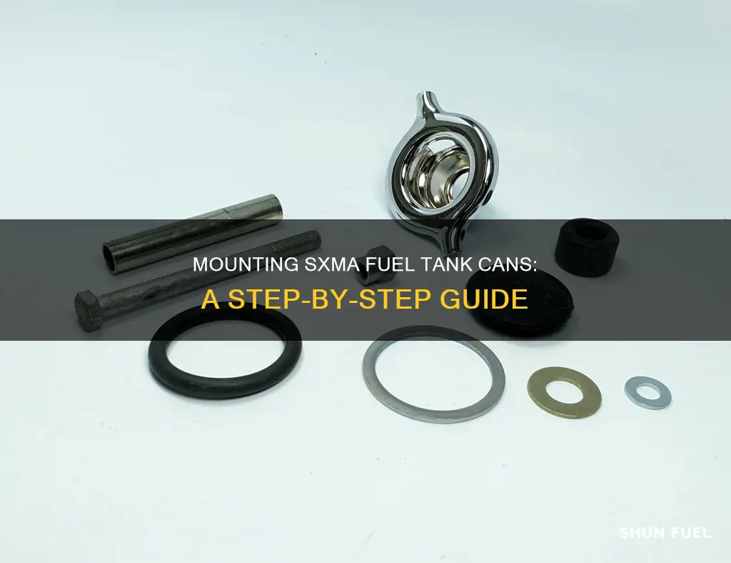 how to mount sxma fuel tank cans
