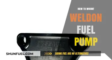 Step-by-Step Guide to Mounting a Weldon Fuel Pump Correctly