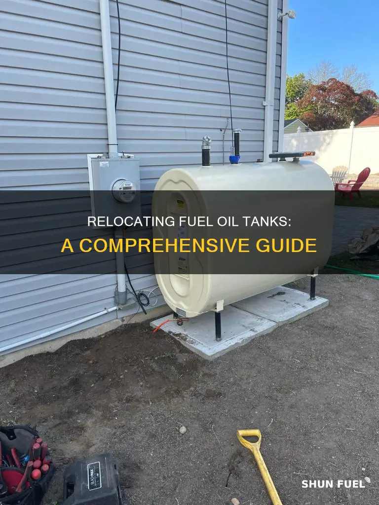 how to move a fuel oil tank