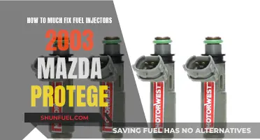 Fuel Injector Fixes for 2003 Mazda Protege: Cost and Guide