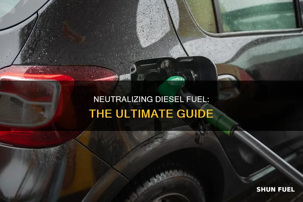 how to neutralize diesel fuel