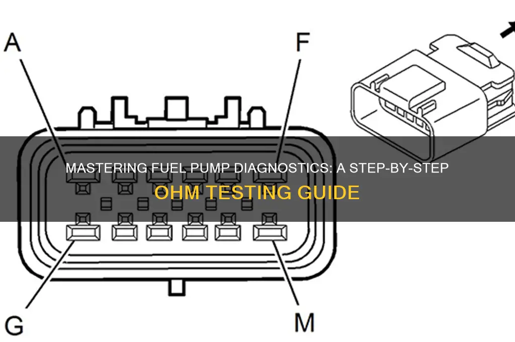 how to ohm test a fuel pump