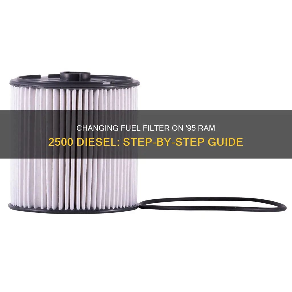 how to on 1995 ram 2500 diesel change fuel filter