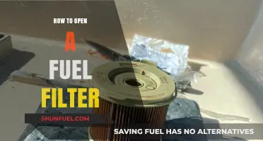 Opening a Fuel Filter: Step-by-Step Guide