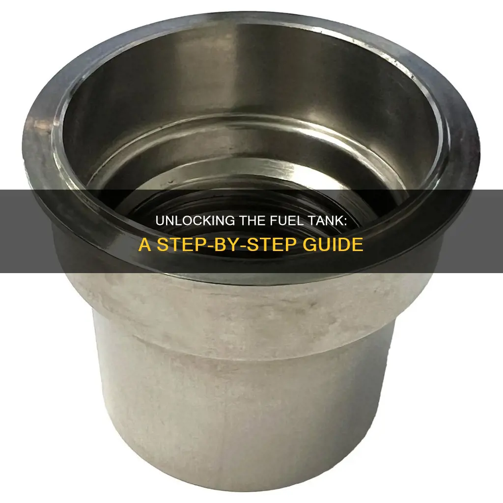 how to open a fuel tank