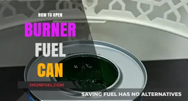 Step-by-Step Guide to Safely Opening a Burner Fuel Can